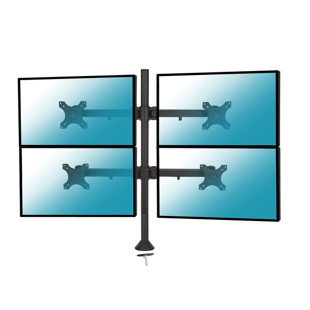 Support de bureau pour 4 écrans moniteurs PC 13´´-24´´